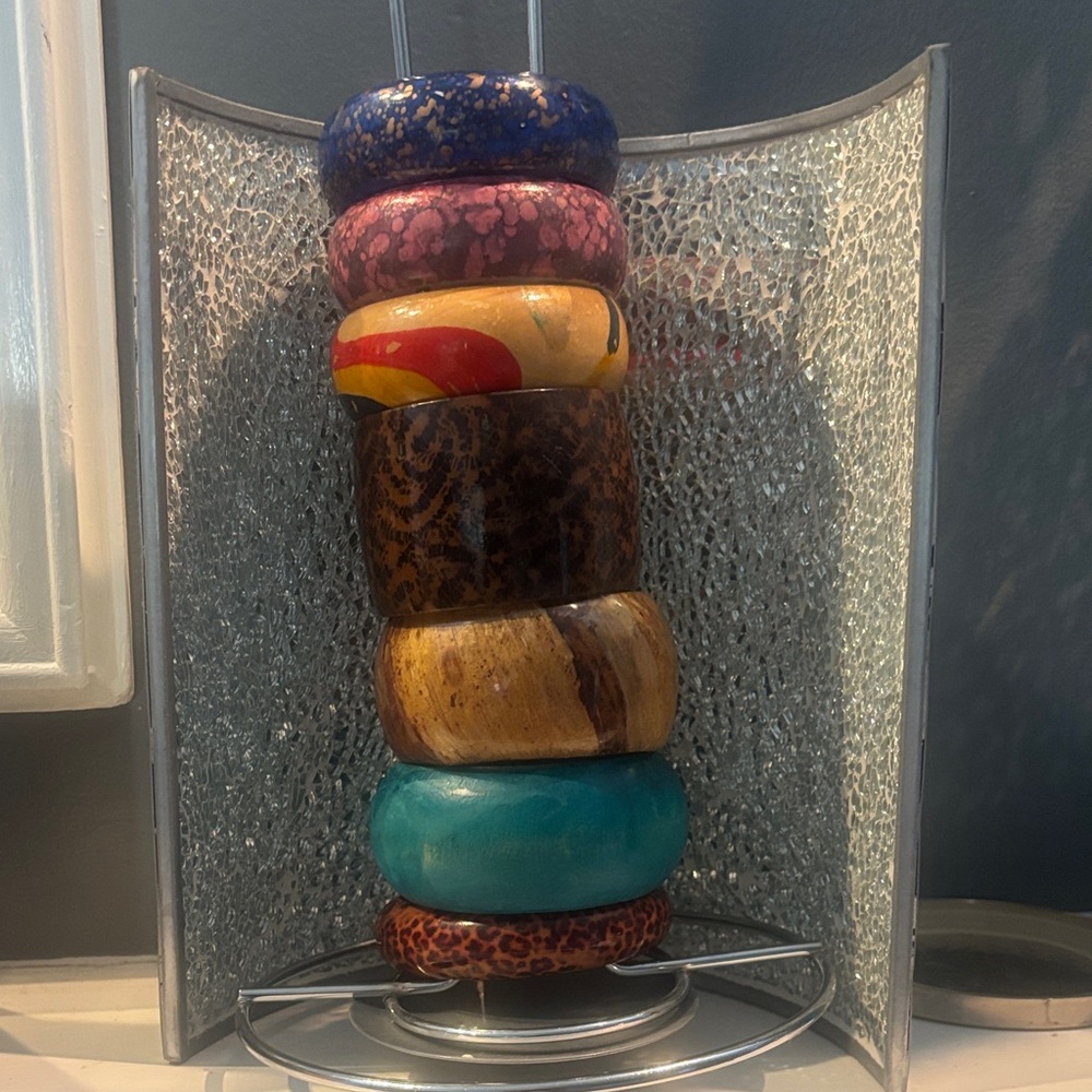Colorful Bracelets stacked 7. Get all 7 for $10
